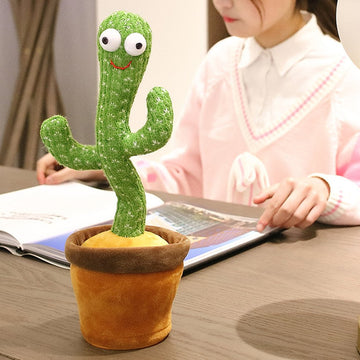 Portable Rechargeable Dancing Cactus Toy