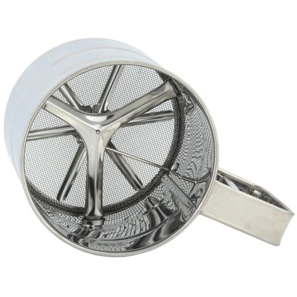 Flour Sifter Stainless Steel – Double Layer Fine Mesh Baking Sifter