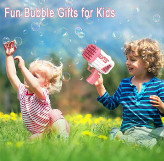 Bazooka Bubble Gun Toy – Fun Automatic Bubble Machine