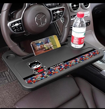 Plastic Steering Wheel Dining & Work Tray for Car