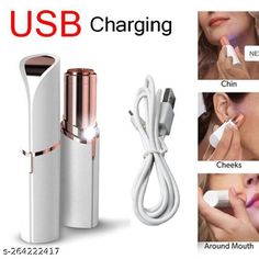 Portable Precision Electric Eyebrow Trimmer with Built-in LED Light