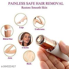 Portable Precision Electric Eyebrow Trimmer with Built-in LED Light
