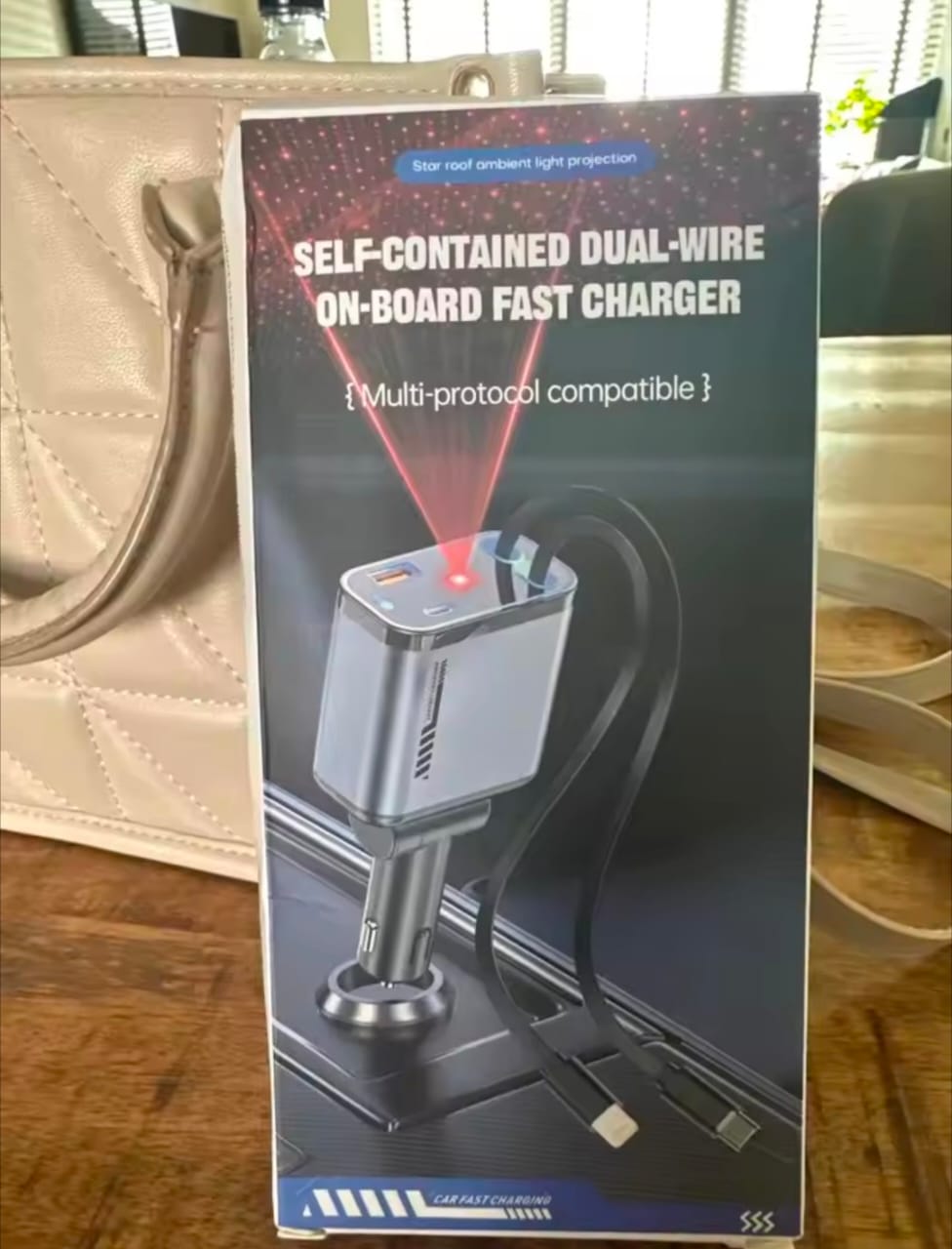 C6 4 In 1 Multi Functional Car Charger Fast Charging