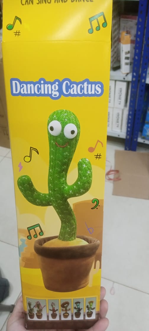 Portable Rechargeable Dancing Cactus Toy