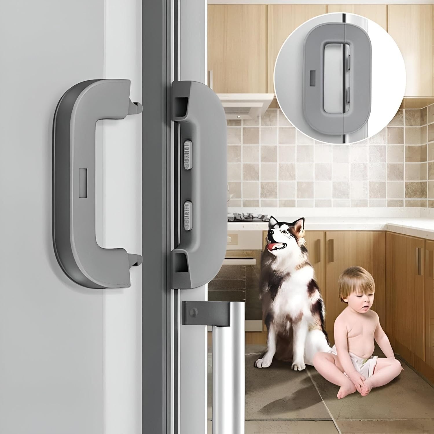 Child Safety Refrigerator Lock – Self Adhesive Fridge