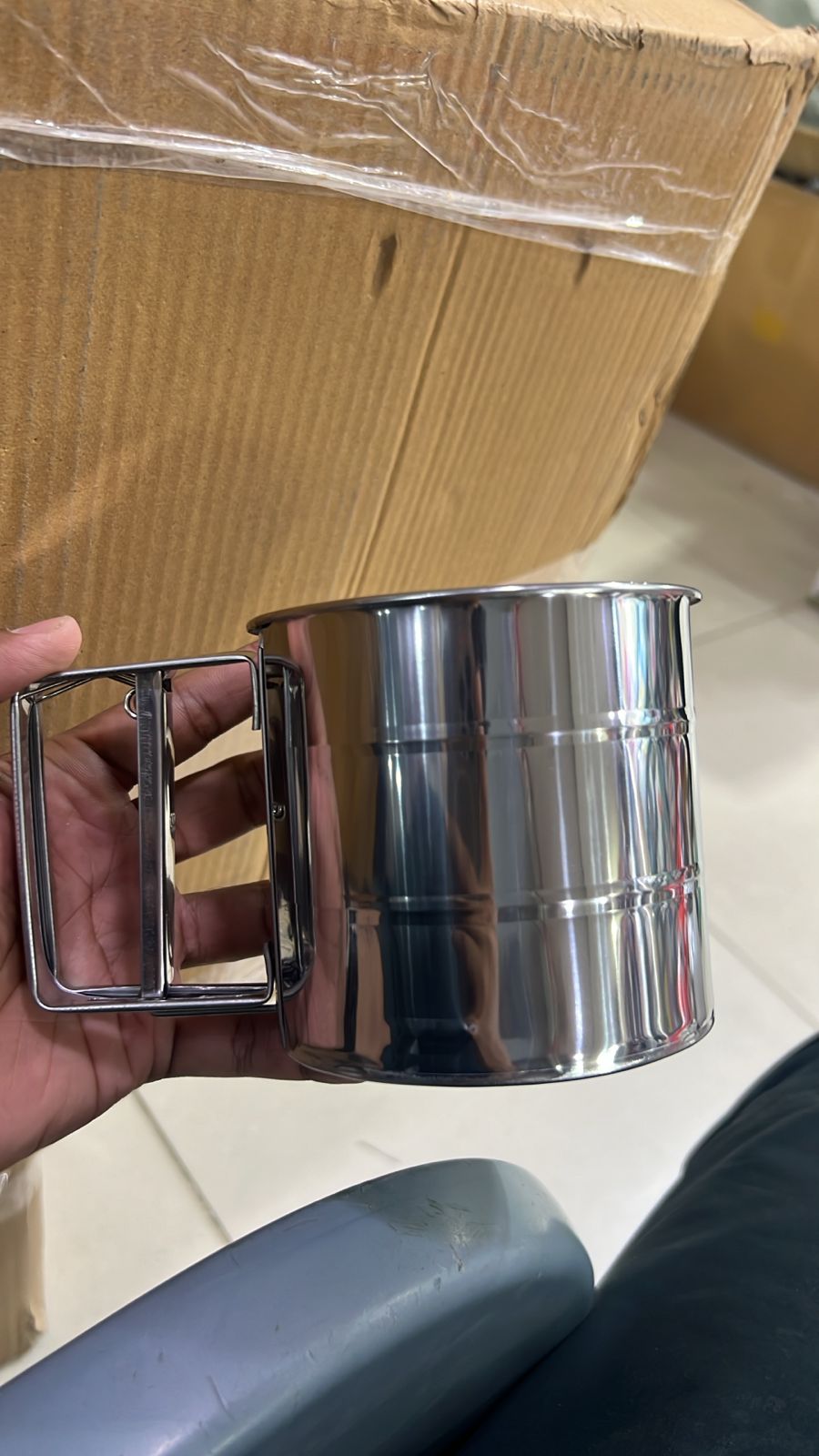 Flour Sifter Stainless Steel – Double Layer Fine Mesh Baking Sifter