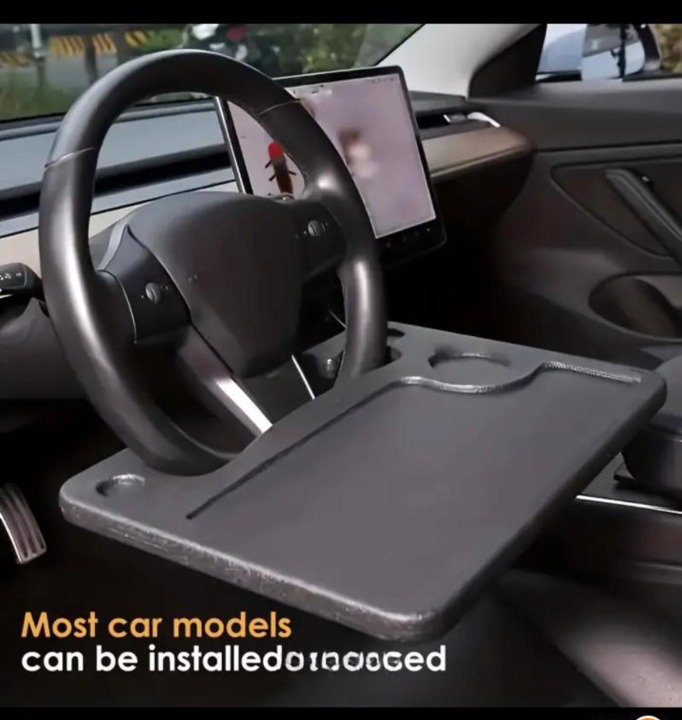 Plastic Steering Wheel Dining & Work Tray for Car