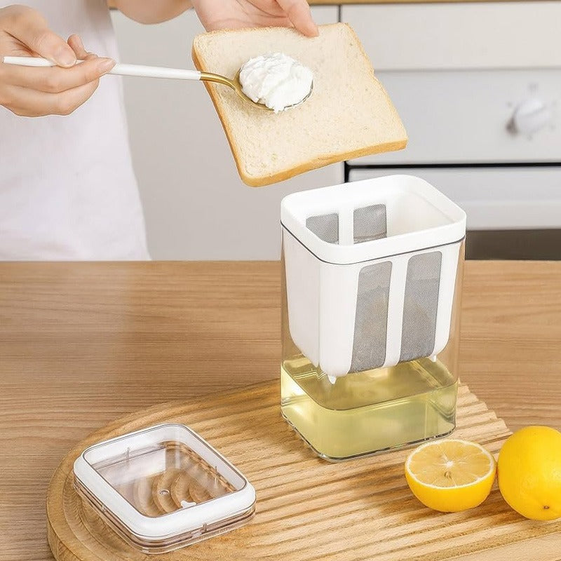 Yogurt Filter With Fine Mesh Strainer - Kitchen Utensil Designed For Straining And Food Preparation Routine